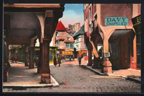 AK Dinan, Arcades de vieilles maisons