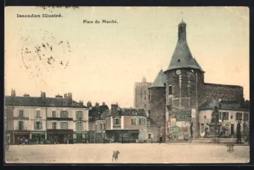AK Issoudun, Place du Marché, Panorama