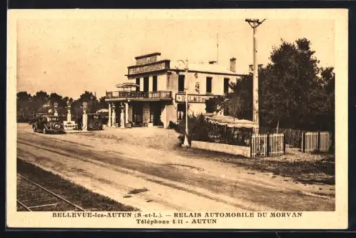 AK Autun, Bellevue-les-Autun, Relais Automobile du Morvan, Mobil station-service