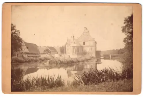 Fotografie unbekannter Fotograf, Ansicht Havixbeck, Blick auf die Burg Hülshoff