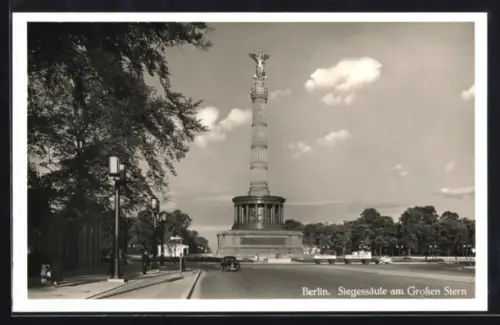 AK Berlin, Siegessäule am Grossen Stern