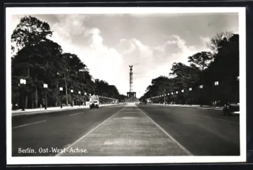 AK Berlin-Tiergarten, In der Ost-West-Achse