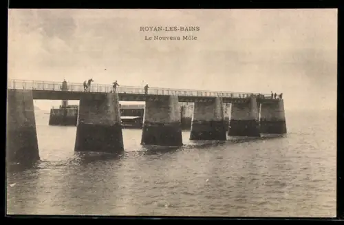 AK Royan-les-Bains, Le nouveau Môle
