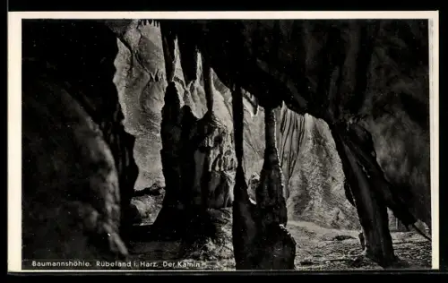 AK Rübeland i. Harz, Baumannshöhle, der Kamin