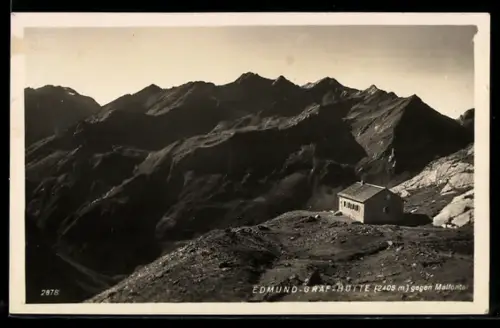 AK Edmund-Graf-Hütte, Blick in das Maltontal