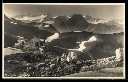 AK Edmund-Probst-Haus, Blick auf die Berghütte