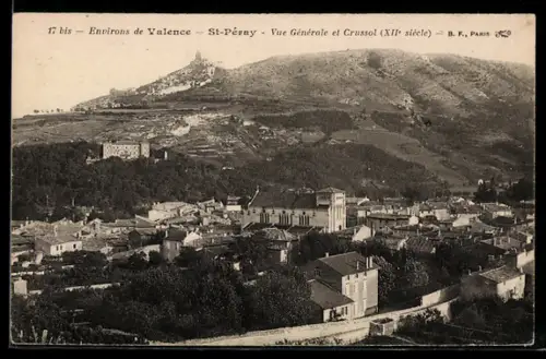 AK Saint-Péray, Vue Générale et Crussol