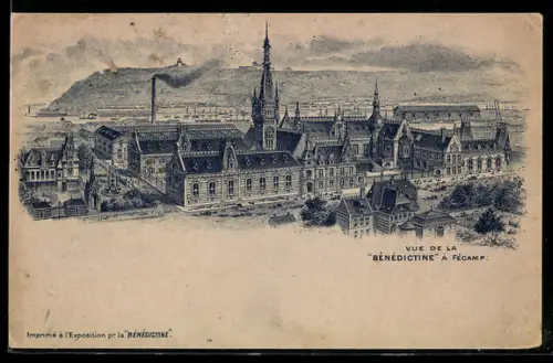AK Fécamp, vue de Bénédictine