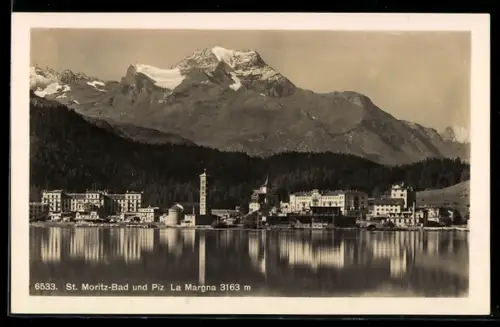 AK St. Moritz, Bad und Piz La Margna