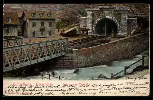 AK Goeschenen, Grosser Eisenbahntunnel