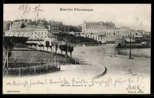AK Biarritz, Les deux Casinos, Vue générale