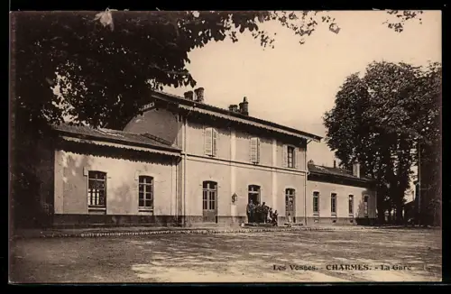 AK Charmes /Vosges, La Gare, Bahnhof