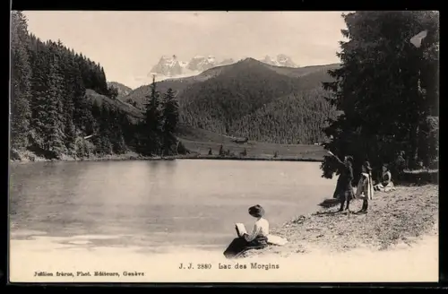AK Lac de Morgins, Partie am Seeufer
