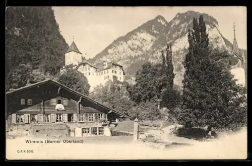 AK Wimmis, Ortsansicht