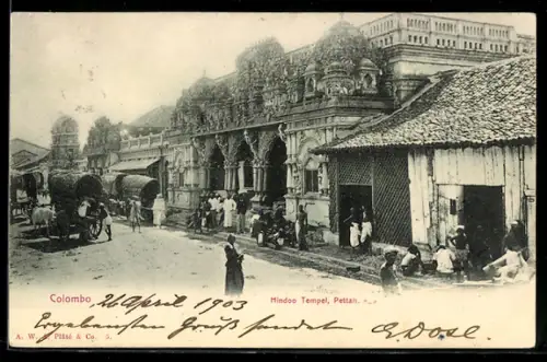 AK Colombo, Hindoo Temple, Pettah