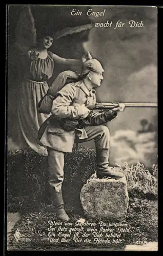 AK Schutzengel wacht über einen Soldaten