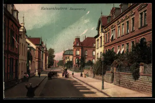 AK Kaiserslautern, Strasse Benzino-Ring mit Anwohnern