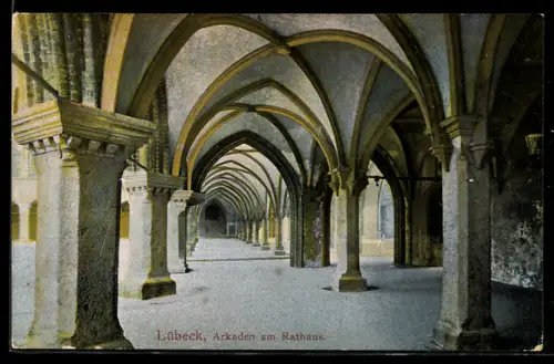 AK Lübeck, Arkaden am Rathaus
