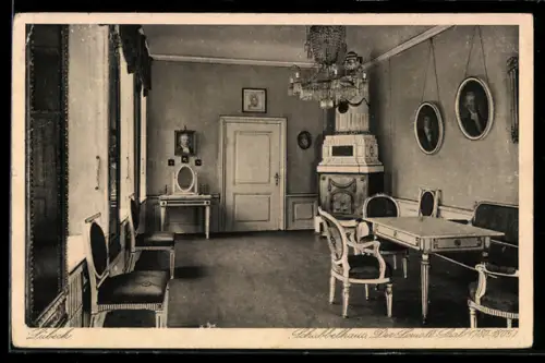 AK Lübeck, Schabbelhaus, Mengstrasse 36, Louis XVI.-Saal