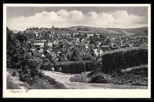AK Siegen i. W., Stadtansicht