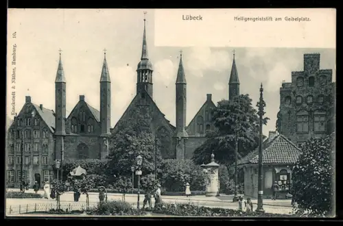AK Lübeck, Heiligengeiststift am Geibelplatz