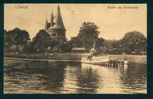 AK Lübeck, Partie am Holstentor