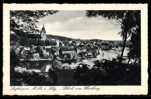 AK Mölln i. Lbg., Blick vom Heidberg