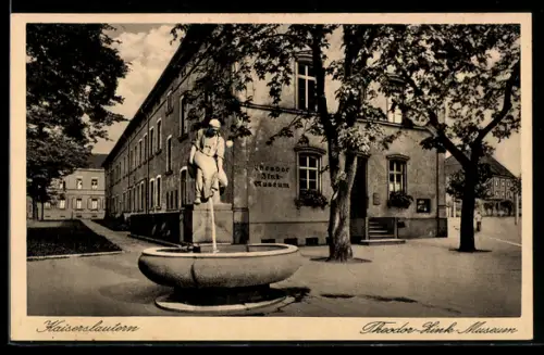 AK Kaiserslautern, Theodor-Zink-Museum, Brunnen