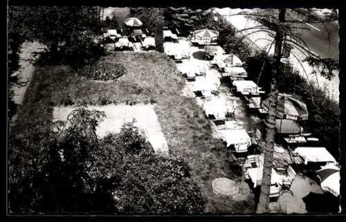 AK Fallingbostel, Hotel zum Böhmetal Biergarten