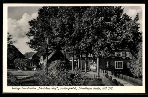AK Fallingbostel /Lüneburger Heide, Kneipp-Sanatorium Schriebers-Hof