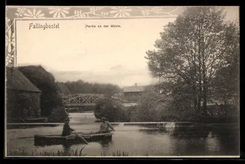 AK Fallingbostel, Partie an der Mühle