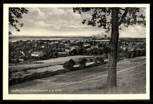 AK Geesthacht a. d. Elbe, Ortsansicht
