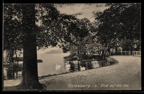AK Ratzeburg i. L., Blick auf den See