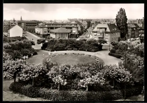 AK Kaiserslautern /Pfalz, Adolf-Kolping-Platz mit Strassenpartien