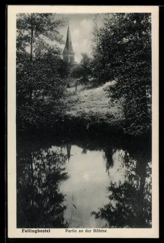 AK Fallingbostel, Partie an der Böhme