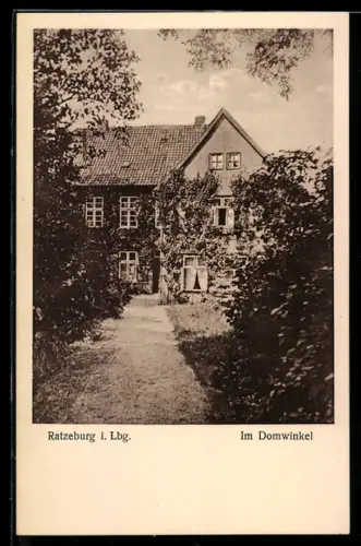 AK Ratzeburg i. Lbg., Im Domwinkel, Pension v. Oertzen