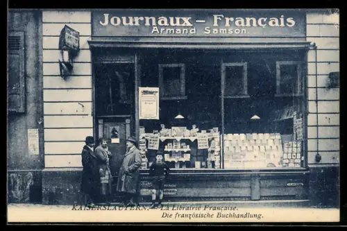 AK Kaiserslautern, La Librairie Francaise, französische Buchhandlung m. AK-Verkauf
