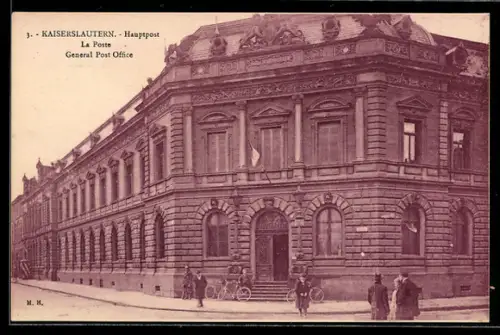 AK Kaiserslautern, Strassenpartie an der Hauptpost