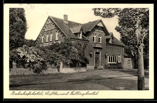 AK Fallingbostel, Bahnhofshotel, Bes. B. Bente