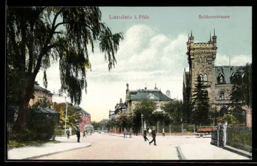 AK Landau i. Pfalz, Schlossstrasse