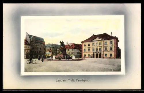 AK Landau /Pfalz, Paradeplatz