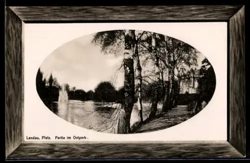 AK Landau /Pfalz, Partie im Ostpark