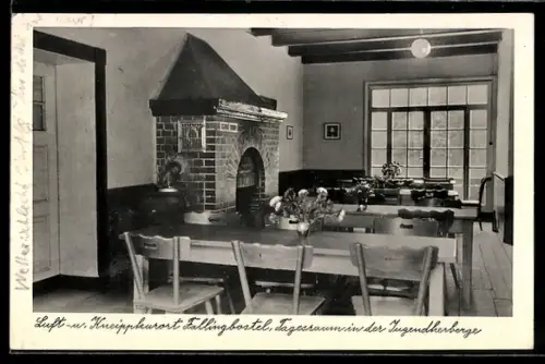 AK Fallingbostel, Tagesraum in der Jugendherberge