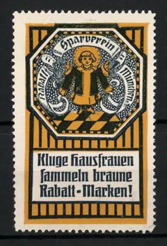 Reklamemarke München, Rabatt-Sparverein München e.V., Münchner Kindl