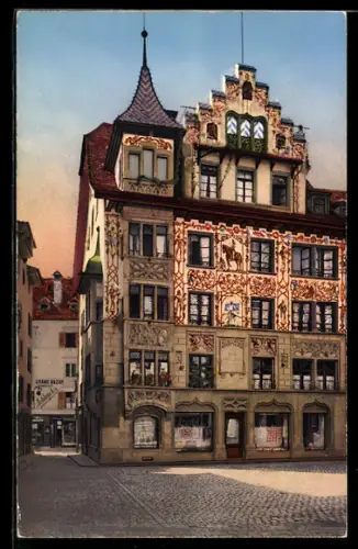 AK Luzern, Ansicht vom Dornacherhaus