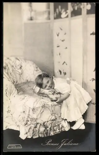 AK Prinzessin Juliana von den Niederlanden als Kleinkind