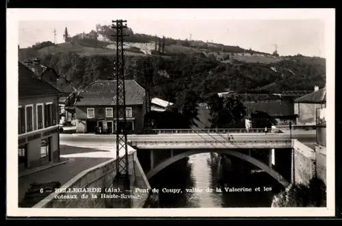 AK Bellegarde, Pont de Coupy, vallee de la Valserine et les coteaux de la Haute-Savoie