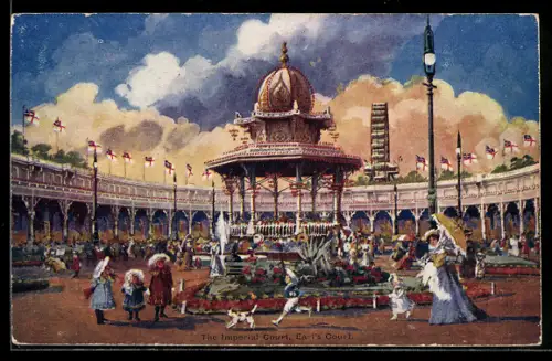 AK London, Earl`s Court, Ausstellung, Imperial Court