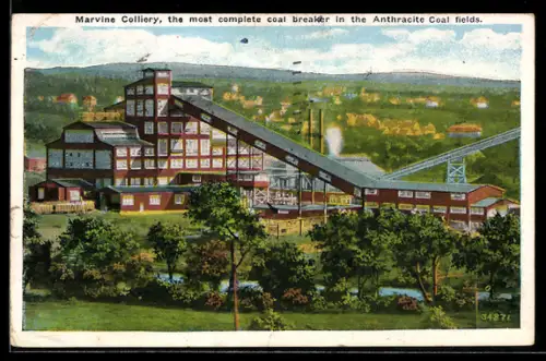 AK Marvine Colliery, Ansicht vom Kohlebergwerk