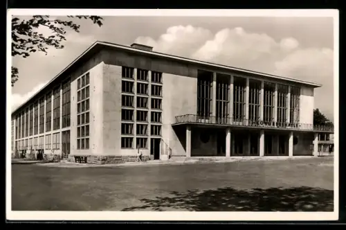 AK Frankfurt am Main, Kongresshalle auf dem Messegelände